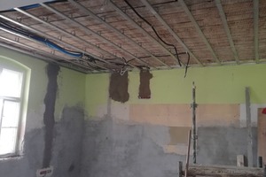 Trwające prace remontowe w budynku szkolnym w Konarach (photo)