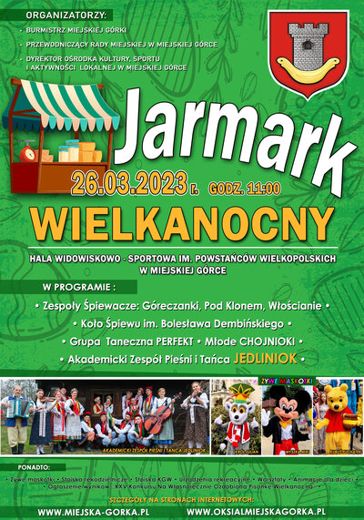 Zielony, wielkanocny plakat