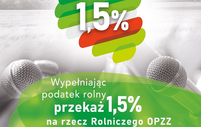 Przekazanie 1,5 % podatku rolnego na rzecz Rolniczego OPZZ - zdjęcie