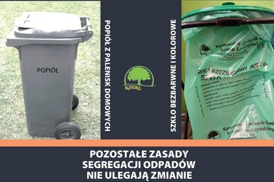 Od nowego roku zmiany w segregacji odpadów!
